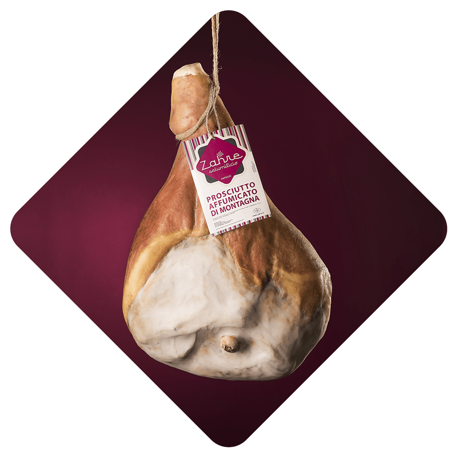 Prosciutto crudo affumicato di montagna